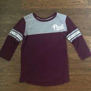 Pink Victoria Secret quarter sleeve